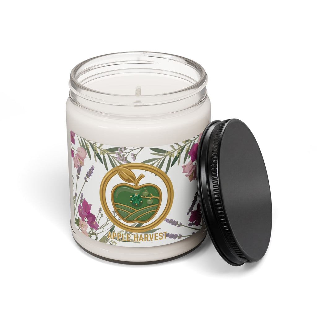 Apple Harvest Scented Soy Candle — 9oz Autumn Apple Fragrance