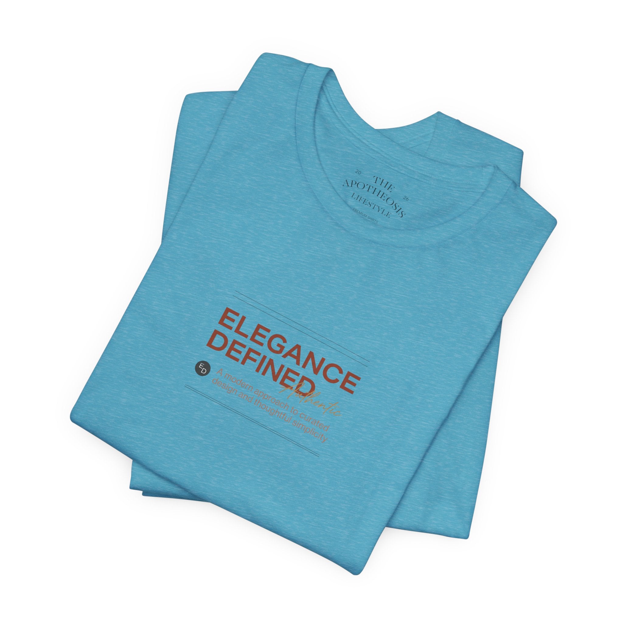 Elegance Defined Tee — Minimalist Women's Fashion Graphic T-Shirt