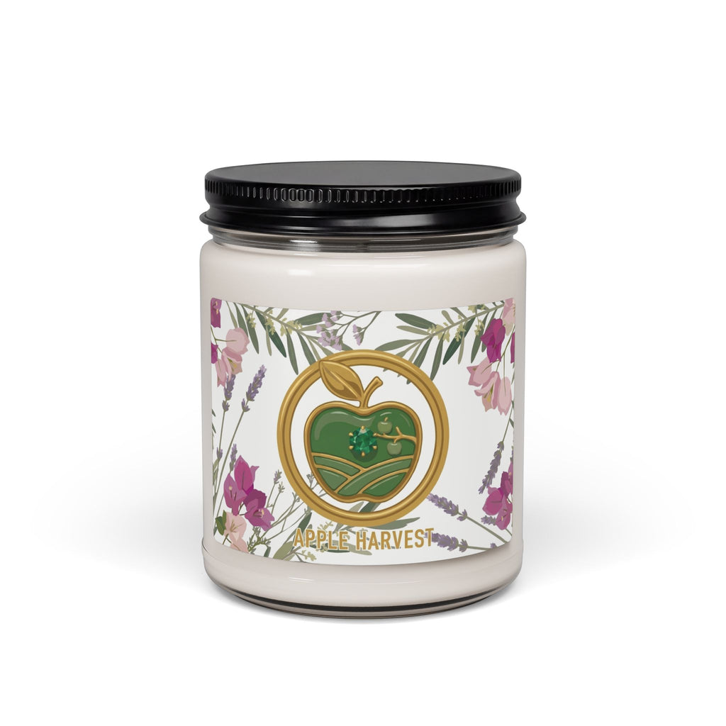 Apple Harvest Scented Soy Candle — 9oz Autumn Apple Fragrance