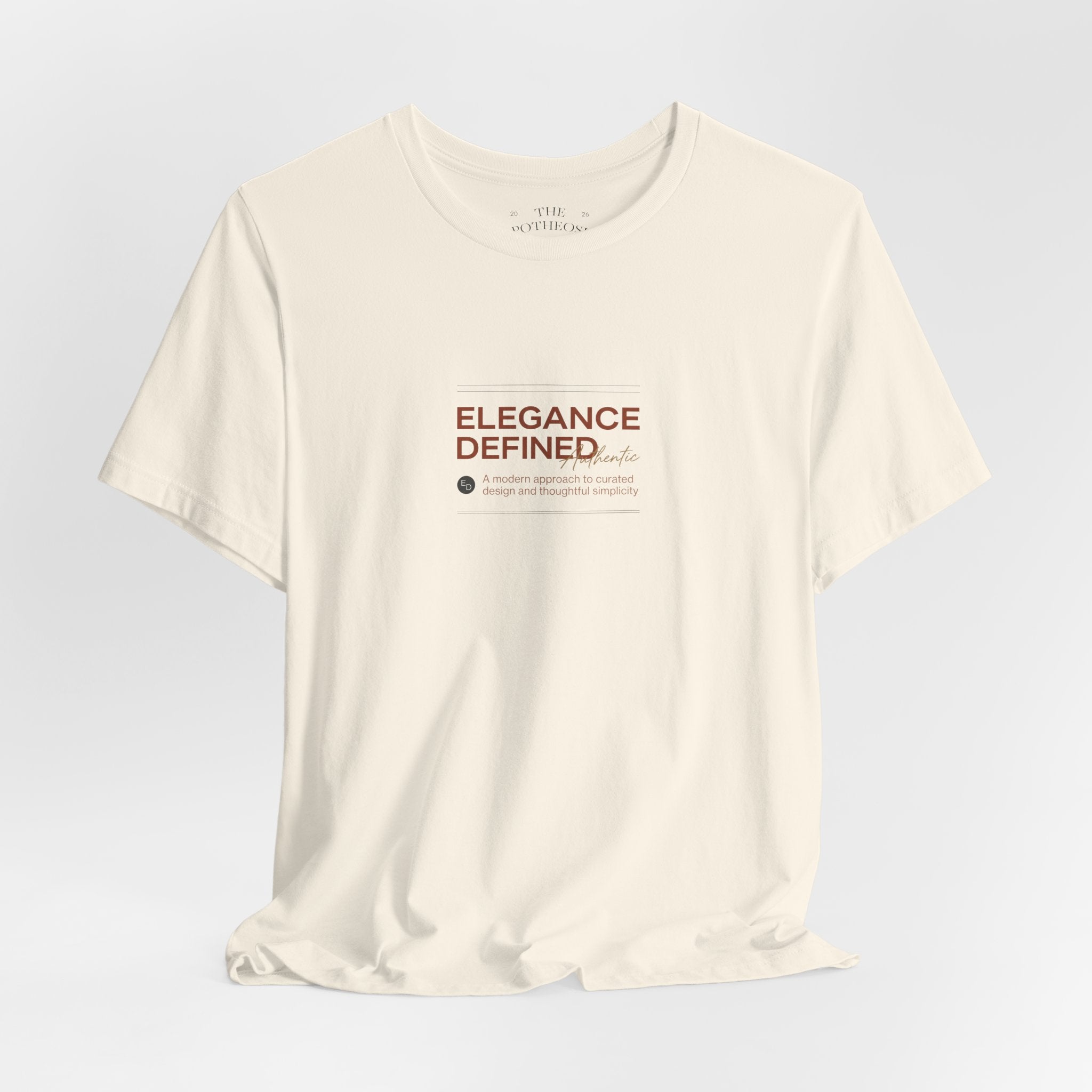 Elegance Defined Tee — Minimalist Women's Fashion Graphic T-Shirt