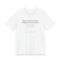 Inspirational Quote Tee — “Silence is the best answer, Smiling is the best reaction”