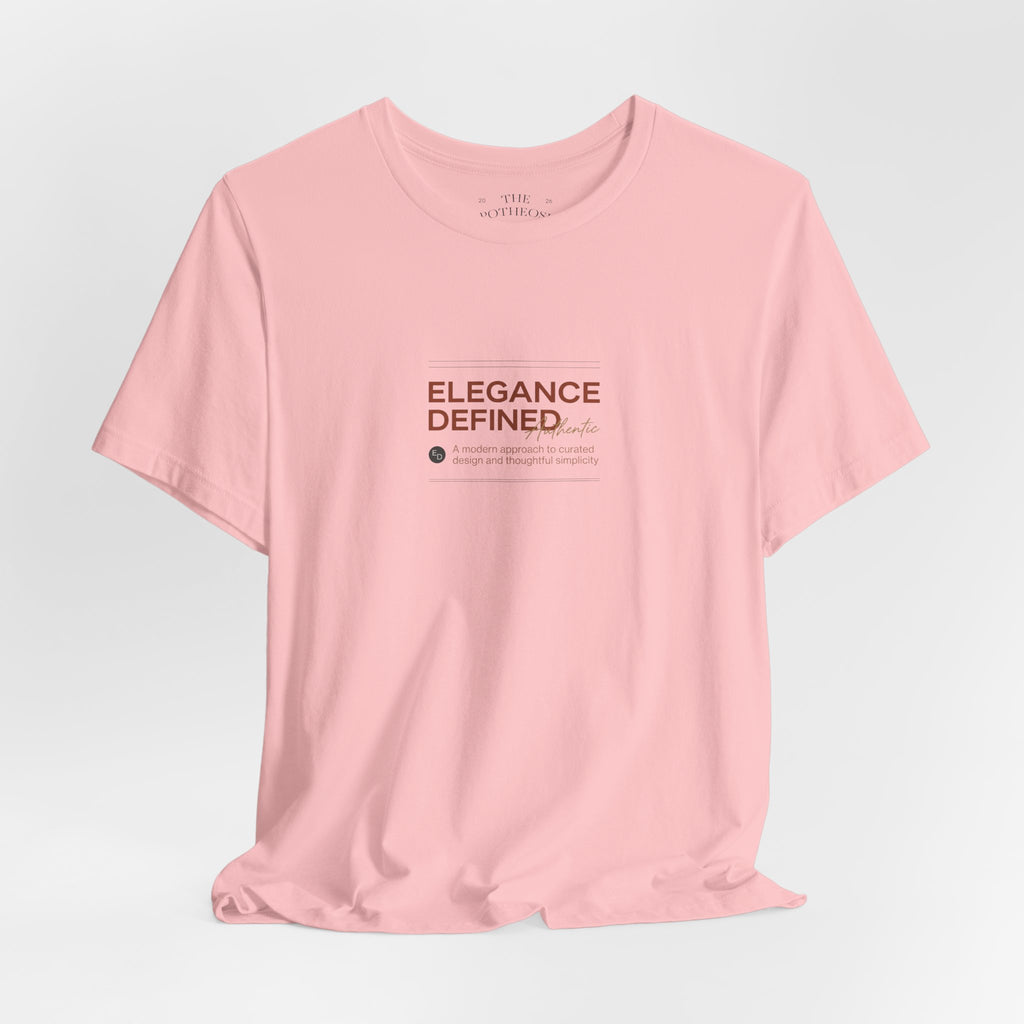 Elegance Defined Tee — Minimalist Women's Fashion Graphic T-Shirt