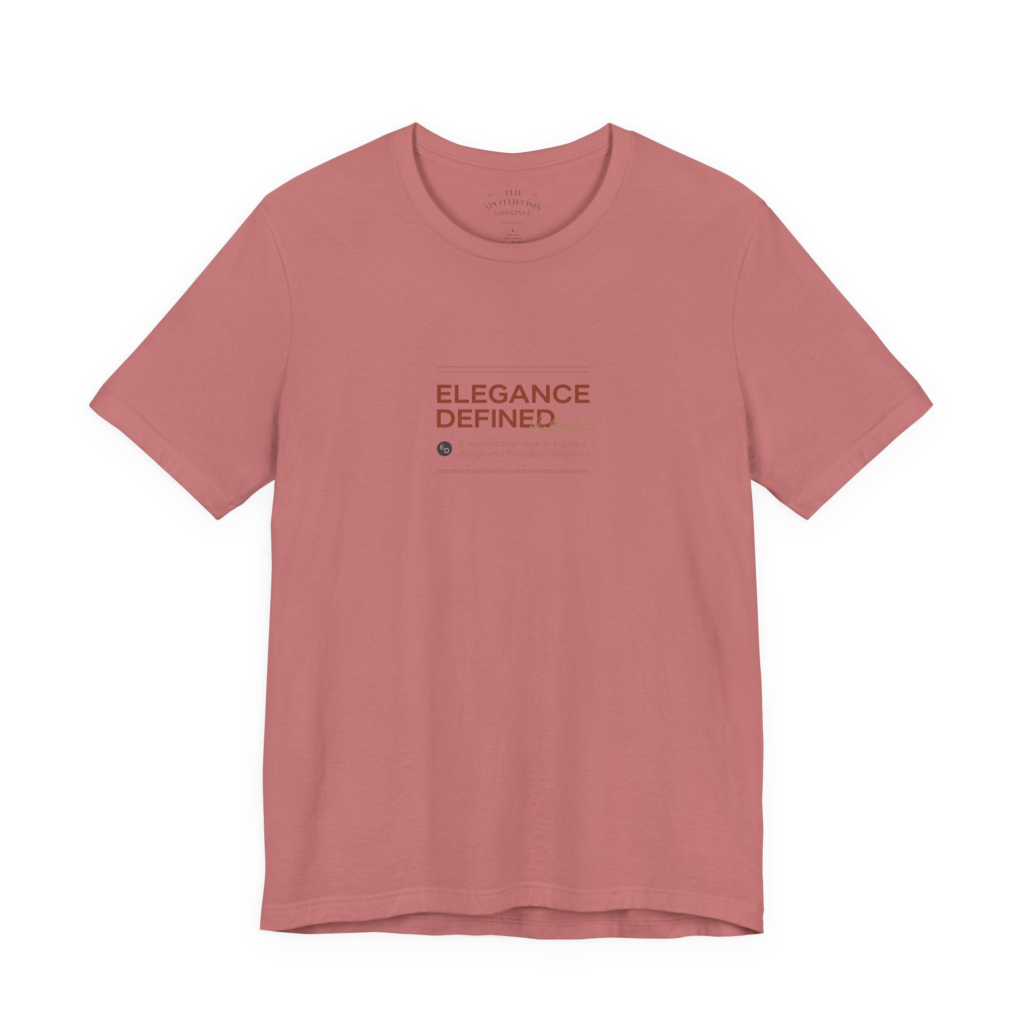 Elegance Defined Tee — Minimalist Women's Fashion Graphic T-Shirt