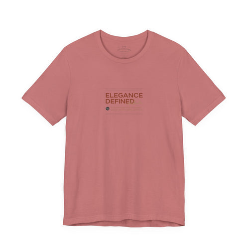 Elegance Defined Tee — Minimalist Women's Fashion Graphic T-Shirt