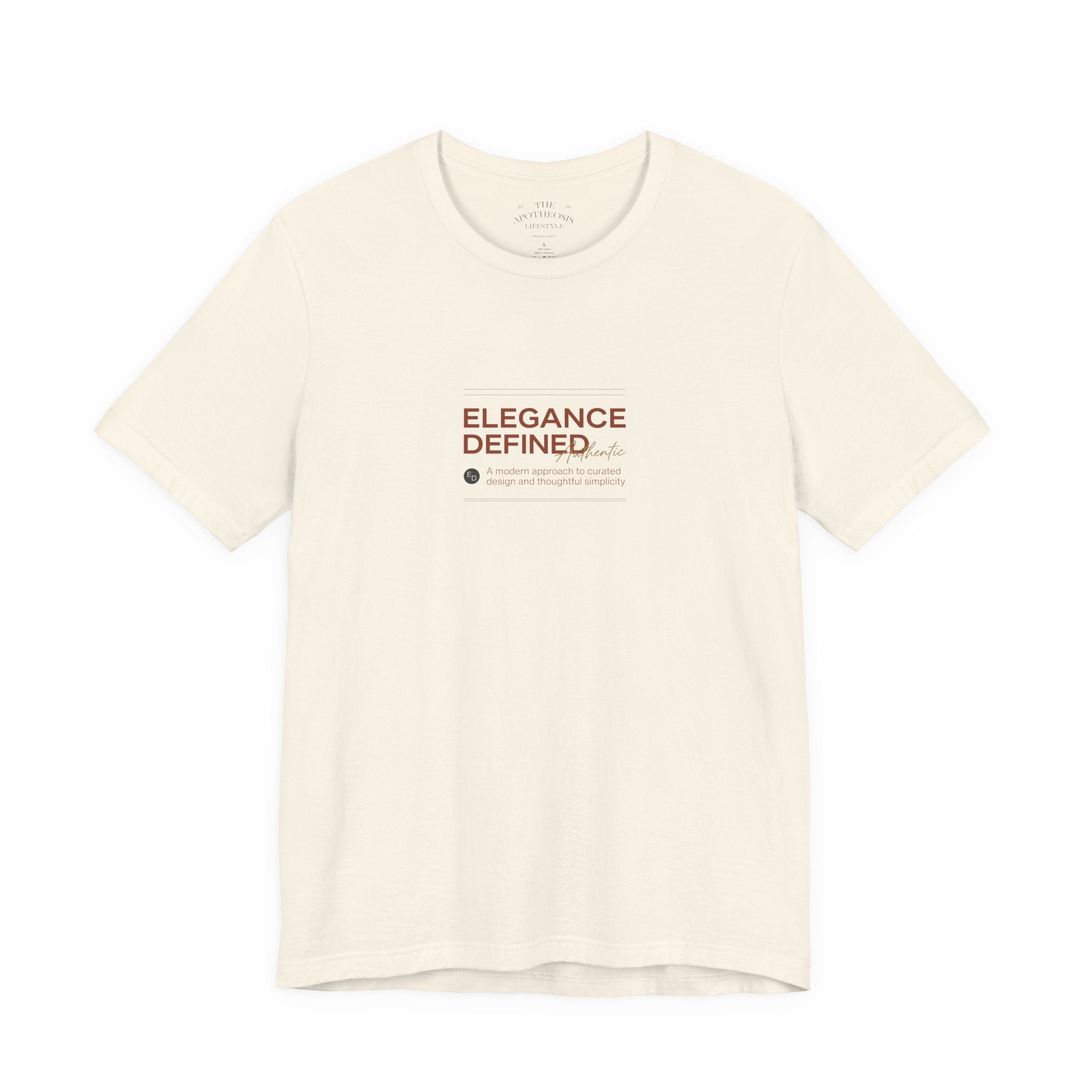 Elegance Defined Tee — Minimalist Women's Fashion Graphic T-Shirt