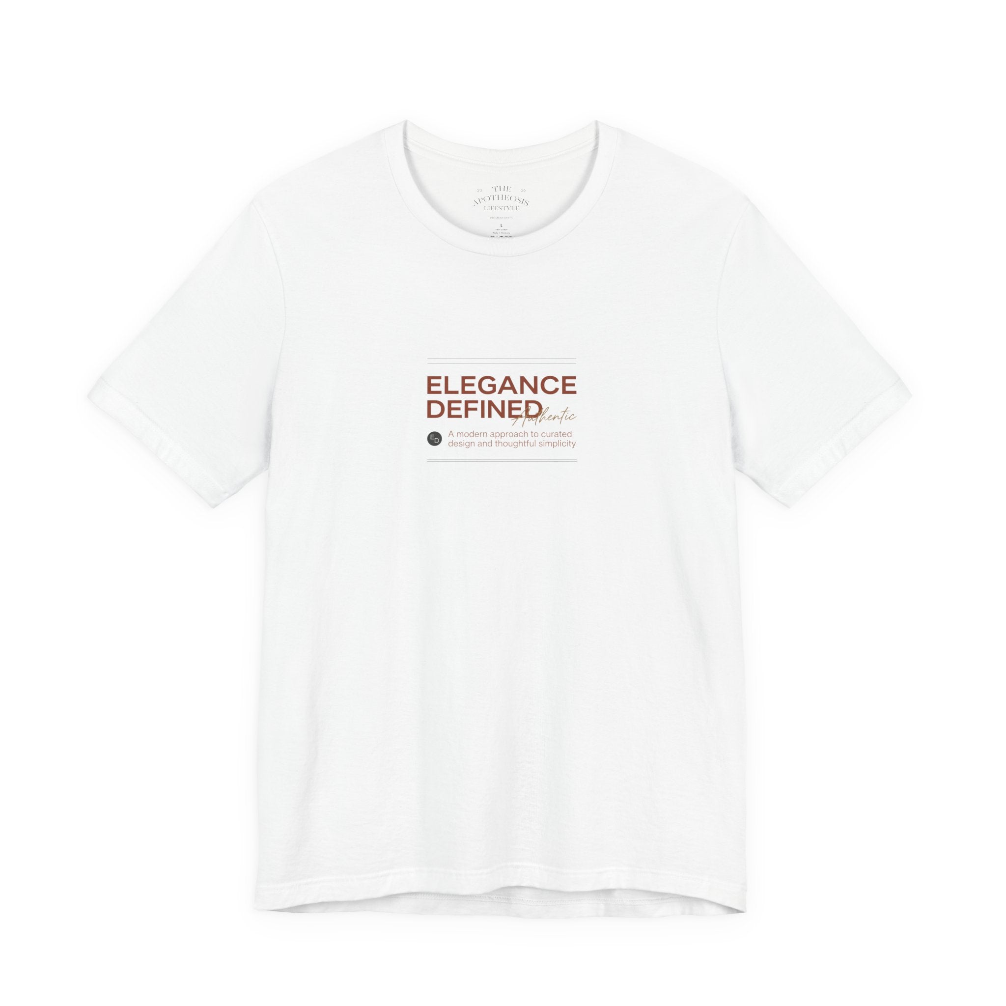 Elegance Defined Tee — Minimalist Women's Fashion Graphic T-Shirt