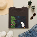 Cat & Garden T-Shirt — "Peace in Simple Moments"