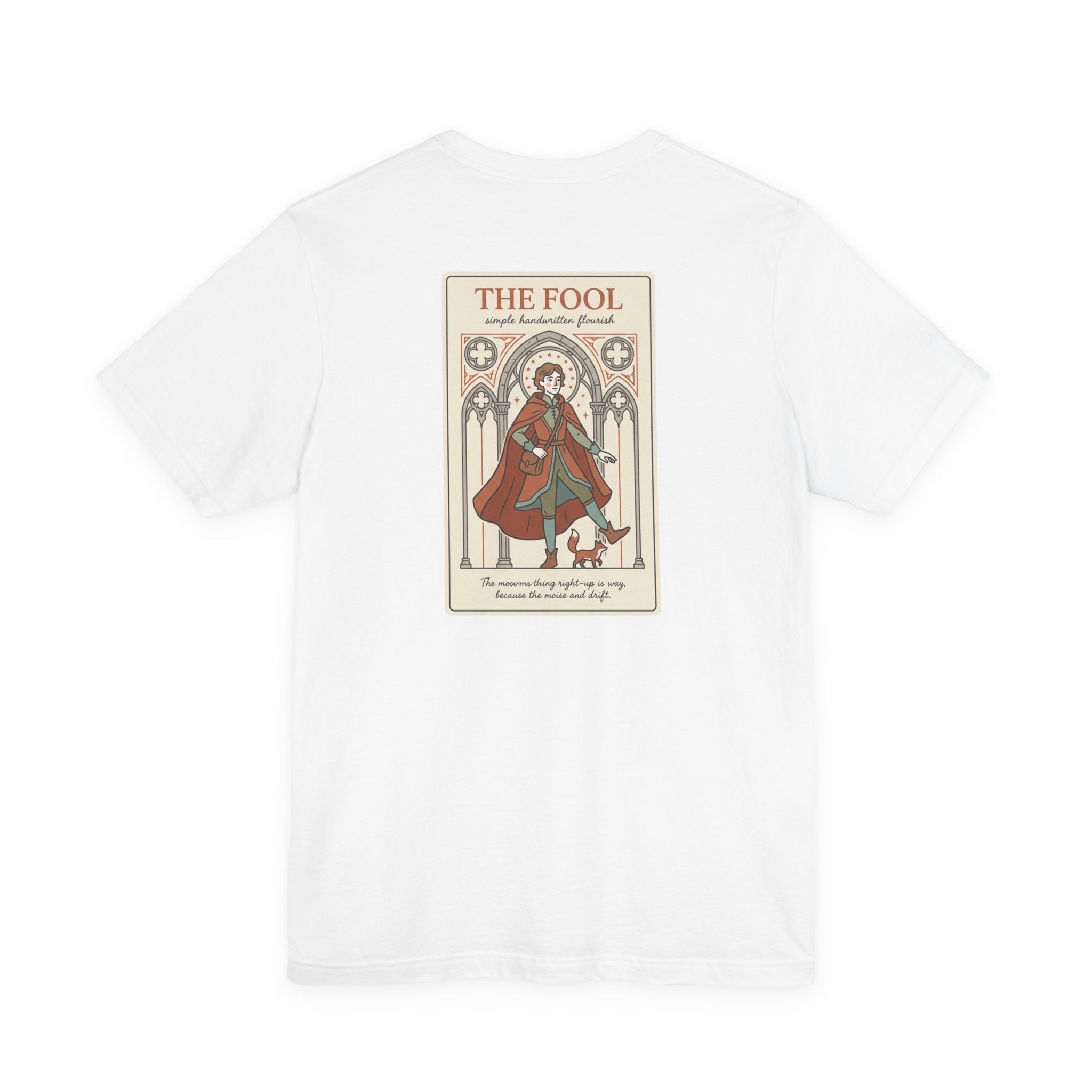 Tarot 'The Fool' Graphic Tee – Inspirational Vintage Tarot Card T‑Shirt