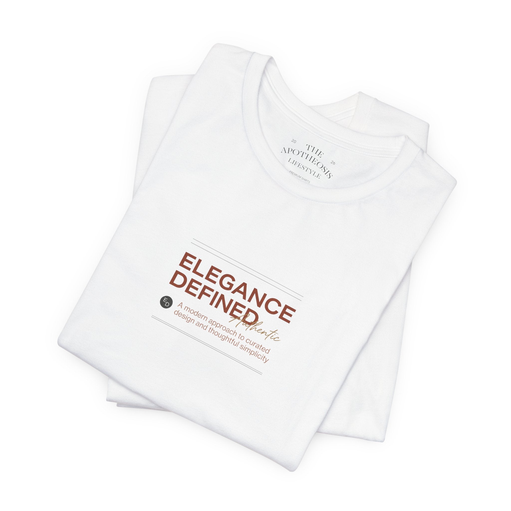Elegance Defined Tee — Minimalist Women's Fashion Graphic T-Shirt