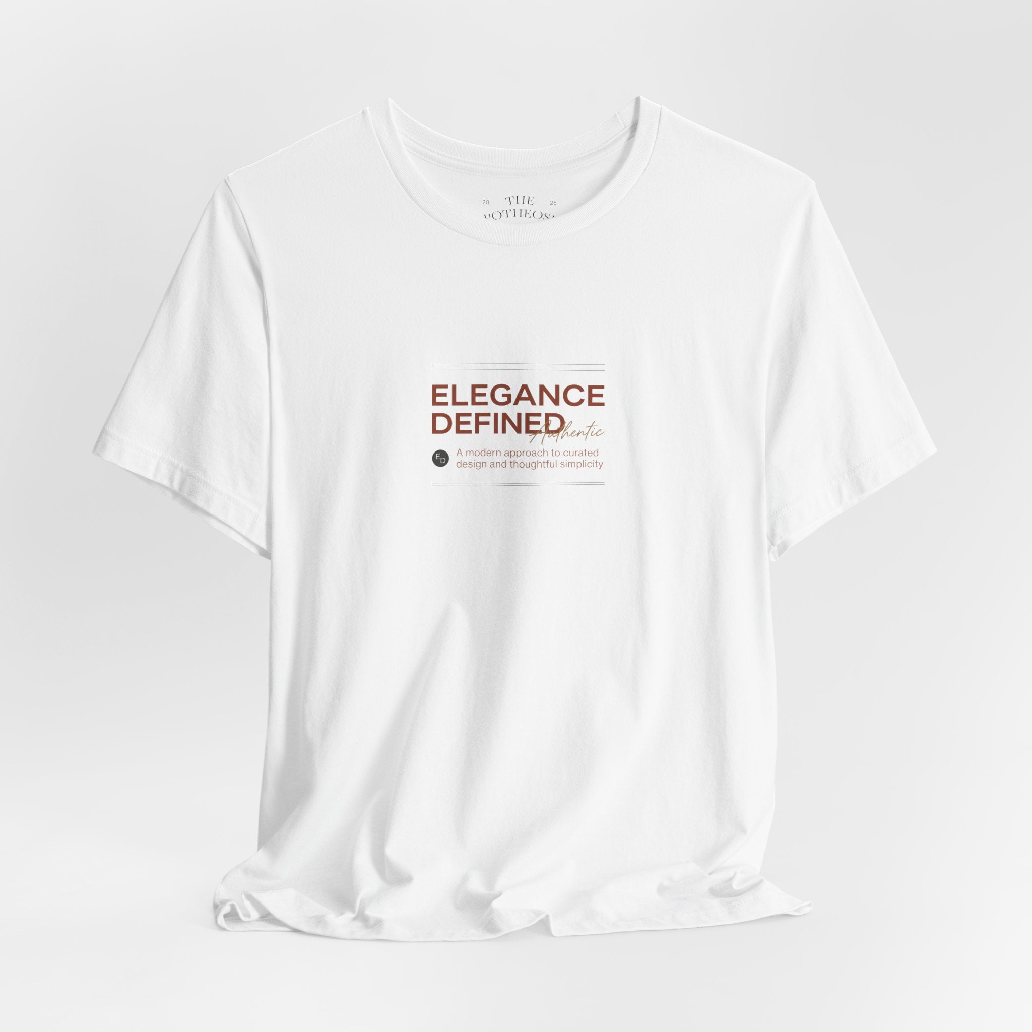 Elegance Defined Tee — Minimalist Women's Fashion Graphic T-Shirt