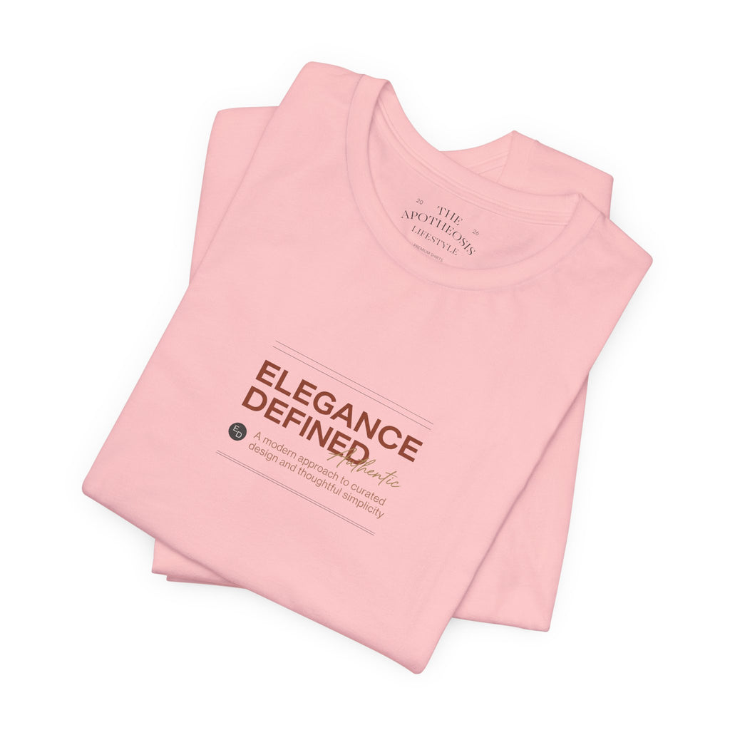 Elegance Defined Tee — Minimalist Women's Fashion Graphic T-Shirt