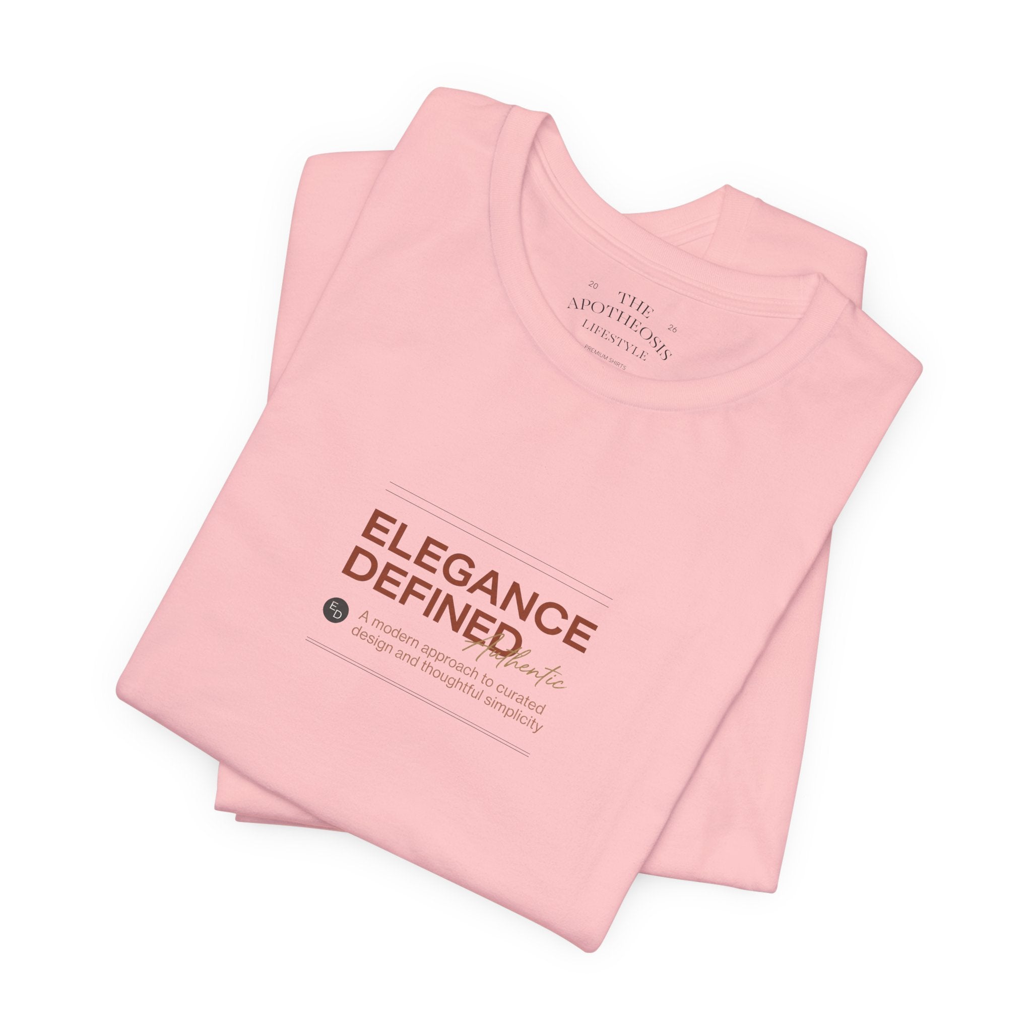 Elegance Defined Tee — Minimalist Women's Fashion Graphic T-Shirt