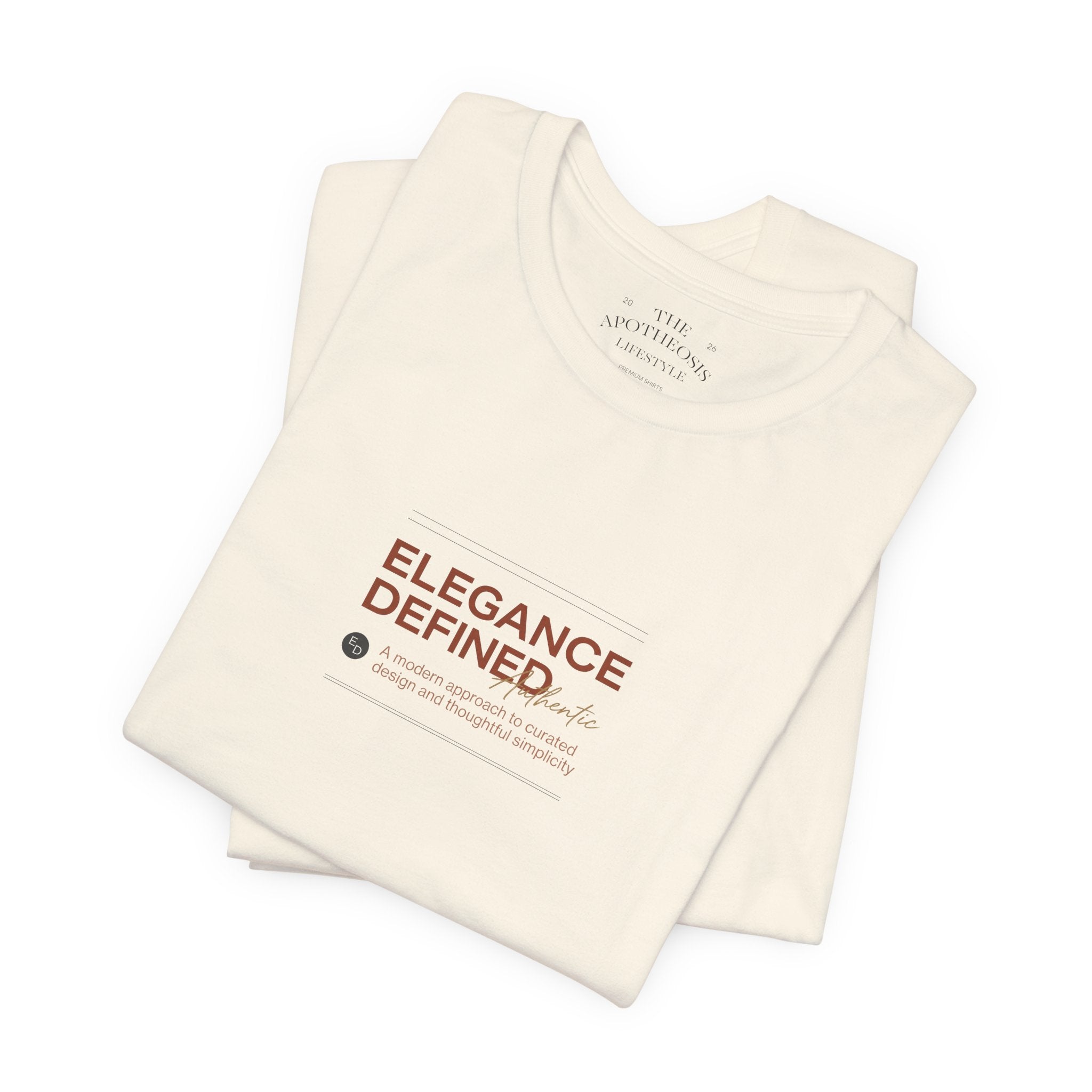 Elegance Defined Tee — Minimalist Women's Fashion Graphic T-Shirt