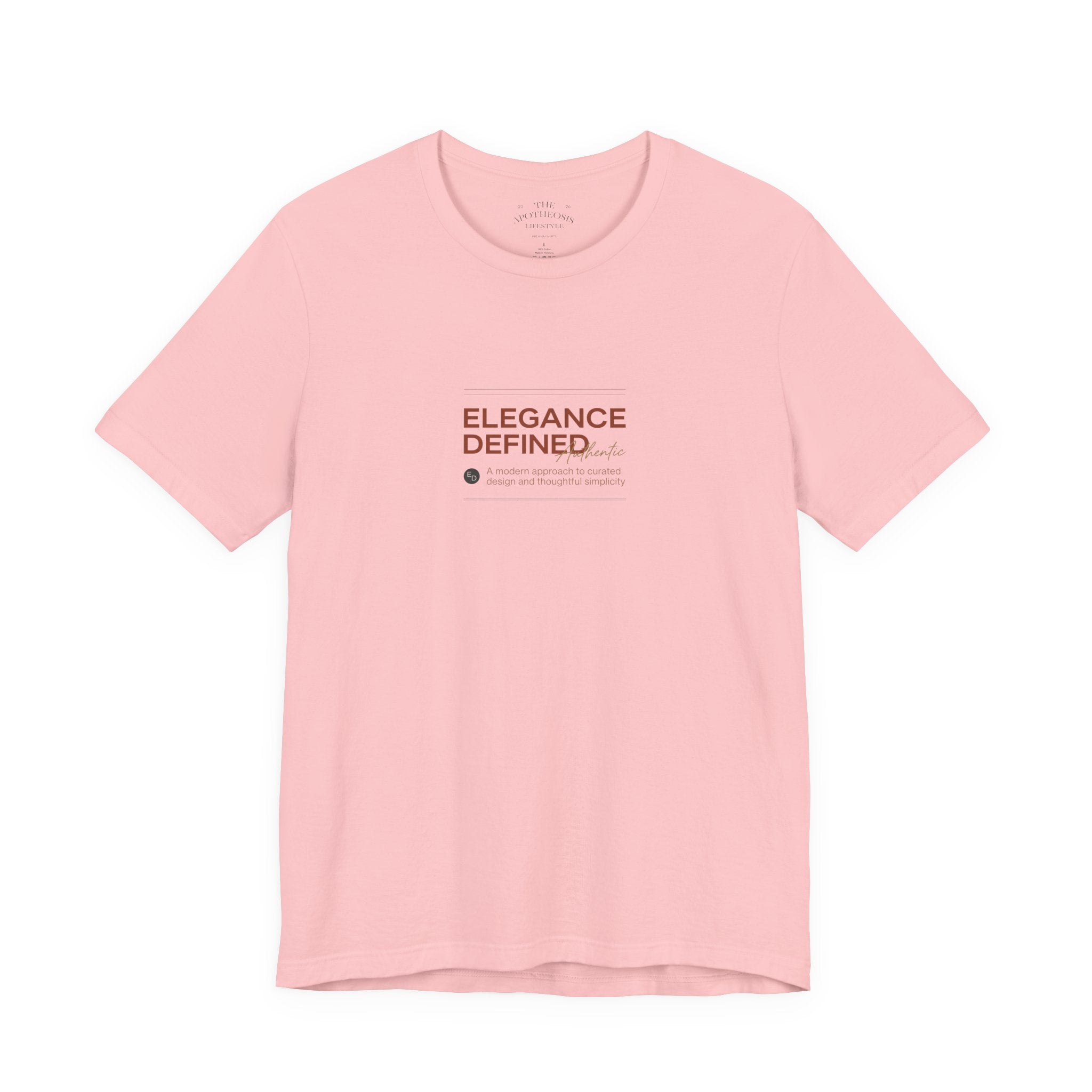 Elegance Defined Tee — Minimalist Women's Fashion Graphic T-Shirt
